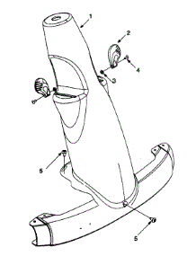 Steering Column parts for Craftsman Lawn Tractor 13A-325-099 / 1999 from AppliancePartsPros.com