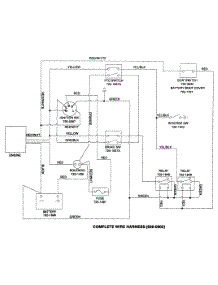 Wire Diagram parts for Craftsman Lawn Tractor 13A-325-099 / 1999 from AppliancePartsPros.com