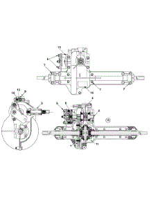 Differential Assembly parts for Craftsman Lawn Tractor 13A-344-099 / 2003 from AppliancePartsPros.com