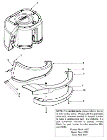Grass Bag parts for Craftsman Lawn Tractor 13A-344-099 / 2003 from AppliancePartsPros.com