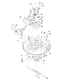 Deck Assembly parts for Craftsman Lawn Tractor 13A-344-799 / 2004 from AppliancePartsPros.com