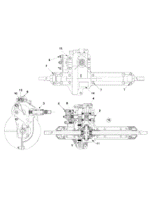 Transmission Assembly parts for Craftsman Lawn Tractor 13A-344-799 / 2004 from AppliancePartsPros.com