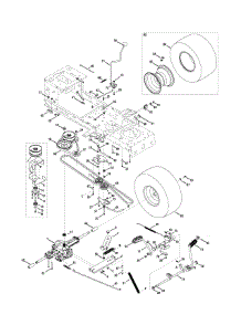 Drive Assembly parts for Craftsman Lawn Tractor 13AL78ST099 / 2011 from AppliancePartsPros.com