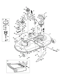 Mower Deck 46-Inch parts for Craftsman Lawn Tractor 13AL78ST099 / 2011 from AppliancePartsPros.com