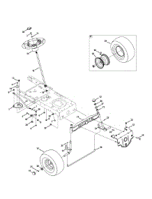 Steering & Front Axle parts for Craftsman Lawn Tractor 13AL78ST099 / 2011 from AppliancePartsPros.com