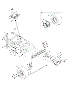 Steering & Front Axle parts for Craftsman Lawn Tractor 13AL78ST099 / 2012 from AppliancePartsPros.com