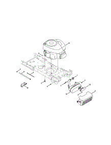 Engine Accessories parts for Craftsman Lawn Tractor 13AL78ST299 / 2011 from AppliancePartsPros.com
