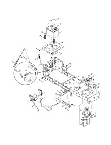 Frame, Battery & Pto parts for Craftsman Lawn Tractor 13AN77SS099 / 2011 from AppliancePartsPros.com