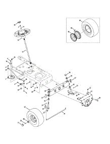 Steering & Front Axle parts for Craftsman Lawn Tractor 13AN77SS099 / 2011 from AppliancePartsPros.com