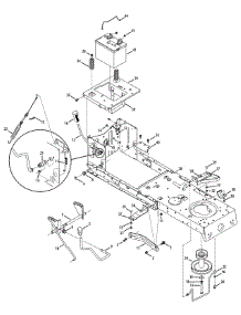 Frame & Pto parts for Craftsman Lawn Tractor 13AN77SS099 / 2012 from AppliancePartsPros.com
