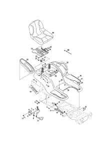 Seat & Fender parts for Craftsman Lawn Tractor 13AR91PT099 / 2011 from AppliancePartsPros.com