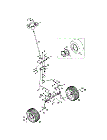 Steering & Axle parts for Craftsman Lawn Tractor 13AR91PT099 / 2011 from AppliancePartsPros.com