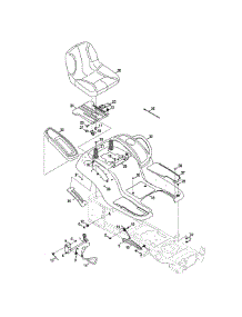 Seat & Fender parts for Craftsman Lawn Tractor 13AR91PT299 / 2011 from AppliancePartsPros.com