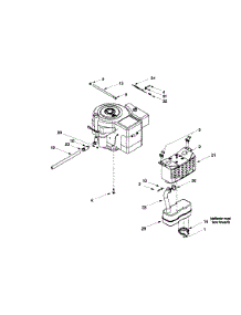 Muffler / Engine Accessories Briggs & Stratton Intek Single parts for Craftsman Lawn Tractor 13AU604H099 / 1999 from AppliancePartsPros.com