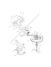 Deck & Lift Assembly parts for Craftsman Lawn Tractor 13B4065-099 / 2002 from AppliancePartsPros.com