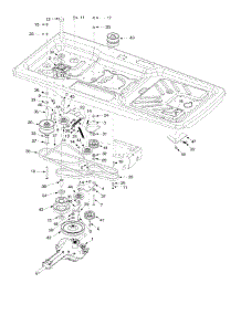 Drive Assembly parts for Craftsman Lawn Tractor 13B4065-099 / 2002 from AppliancePartsPros.com