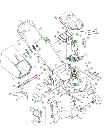 General Assembly parts for Craftsman Electric Mower 18A-188-799 / 2008 from AppliancePartsPros.com