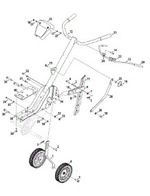 Handle Assembly parts for Craftsman Tiller 21A-344E299 / 2010 from AppliancePartsPros.com