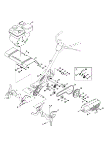 Tine & Shroud parts for Craftsman Tiller 21A-34M8799 / 2012 from AppliancePartsPros.com