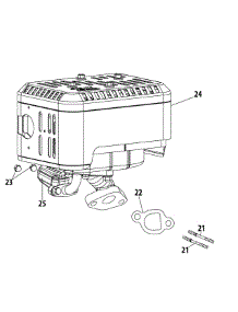 170-Tu Muffler parts for Craftsman Tiller 21A-34M8799 / 2013 from AppliancePartsPros.com