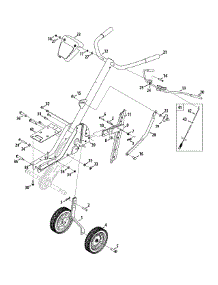 Handles parts for Craftsman Tiller 21A-34M8799 / 2014 from AppliancePartsPros.com