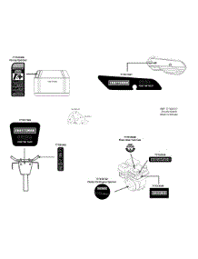 Label Map parts for Craftsman Tiller 21A-34M8799 / 2014 from AppliancePartsPros.com