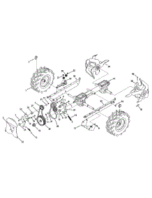 Drive Assembly parts for Craftsman Tiller 21AA404D299 / 2010 from AppliancePartsPros.com