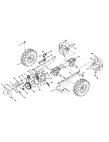 Tine & Drive parts for Craftsman Tiller 21AA404D299 / 2012 from AppliancePartsPros.com