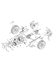 Tine & Drive Assembly parts for Craftsman Tiller 21AB40M7799 / 2012 from AppliancePartsPros.com