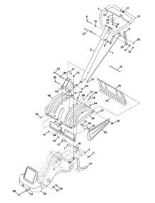 Handle Assembly parts for Craftsman Tiller 21AB454E299 / 2010 from AppliancePartsPros.com