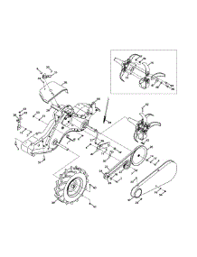 Tine & Drive parts for Craftsman Tiller 21AB454E299 / 2011 from AppliancePartsPros.com