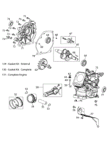 170-Vu Crankshaft & Crankcase parts for Craftsman Tiller 21AB45M8799 / 2012 from AppliancePartsPros.com