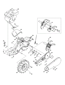 Tine & Drive Assembly parts for Craftsman Tiller 21AB45M8799 / 2012 from AppliancePartsPros.com
