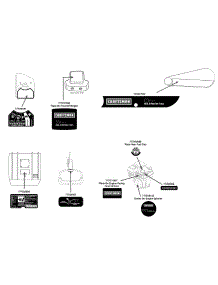 Label Map parts for Craftsman Tiller 21AB45M8799 / 2013 from AppliancePartsPros.com