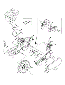 Drive Assembly parts for Craftsman Tiller 21AB45M8799 / 2015 from AppliancePartsPros.com