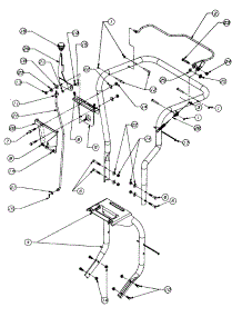 Handle Assembly parts for Craftsman Chipper-Shredder & Vac 245-315D099 / 1995 from AppliancePartsPros.com