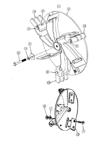 Impeller Assembly parts for Craftsman Chipper-Shredder & Vac 245-315D099 / 1995 from AppliancePartsPros.com
