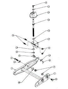 Wheel Pivot Bracket Assembly parts for Craftsman Chipper-Shredder & Vac 245-315D099 / 1995 from AppliancePartsPros.com