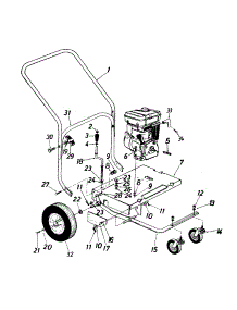 General Assembly parts for Craftsman Blower 245-697-099 / 1995 from AppliancePartsPros.com