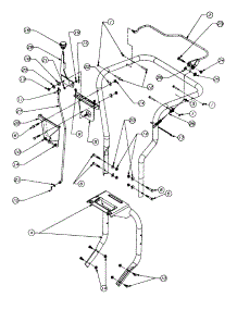 Handle Assembly parts for Craftsman Chipper-Shredder & Vac 247-335D099 / 1997 from AppliancePartsPros.com