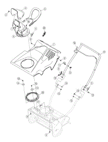 Handle & Chute parts for Craftsman Snow Thrower 247.11683 / 2011 from AppliancePartsPros.com