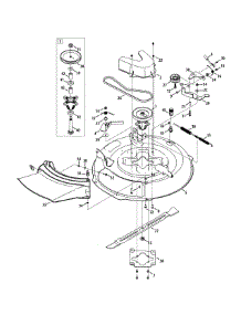 Deck Assembly parts for Craftsman Lawn Tractor 247.203690 / 2014 from AppliancePartsPros.com