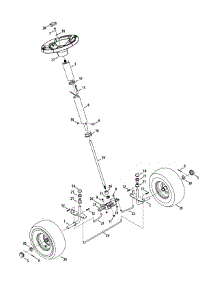 Steering & Front Axle parts for Craftsman Lawn Tractor 247.203690 / 2014 from AppliancePartsPros.com
