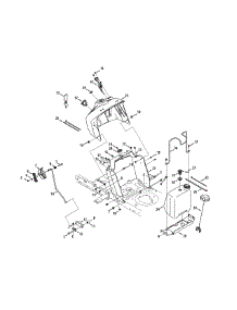 Fuel Tank & Dash parts for Craftsman Lawn Tractor 247.203703 / 2015 from AppliancePartsPros.com