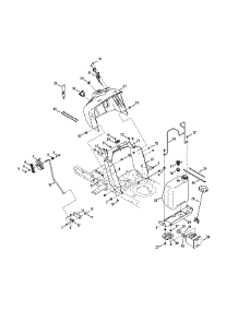 Fuel Tank & Dash parts for Craftsman Lawn Tractor 247.203712 / 2015 from AppliancePartsPros.com