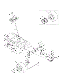 Steering & Front Axle parts for Craftsman Lawn Tractor 247.203712 / 2015 from AppliancePartsPros.com