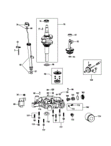 4P90hu Crankshaft & Crankcase Cover parts for Craftsman Lawn Tractor 247.203720 / 2014 from AppliancePartsPros.com