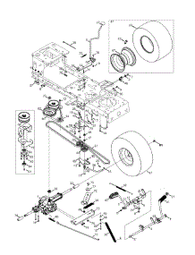 Drive Assembly parts for Craftsman Lawn Tractor 247.203733 / 2015 from AppliancePartsPros.com