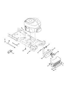 Engine Accessories parts for Craftsman Lawn Tractor 247.203744 / 2015 from AppliancePartsPros.com
