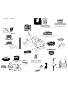 Label Map parts for Craftsman Lawn Tractor 247.203744 / 2015 from AppliancePartsPros.com